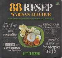 Image of 88 Resep warisan leluhur